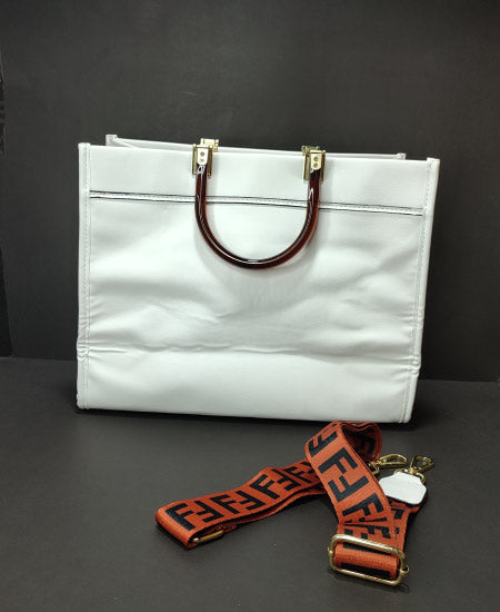 FENDI HANDBAGS Ladies Tote Bag White