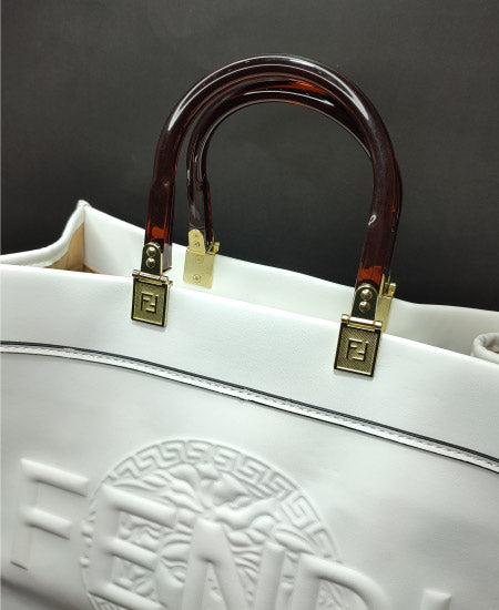 FENDI HANDBAGS Ladies Tote Bag White