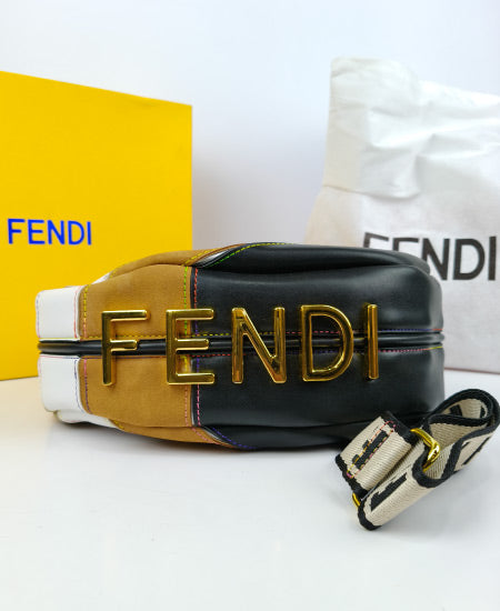Fendi Grigio Multicolor Handbag Made in Italy Lot Imported