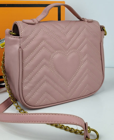 Gucci Handbag Pink Heart made in Italy