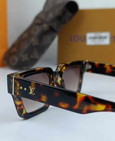 LV Monogram Square Cheeta Sunglasses