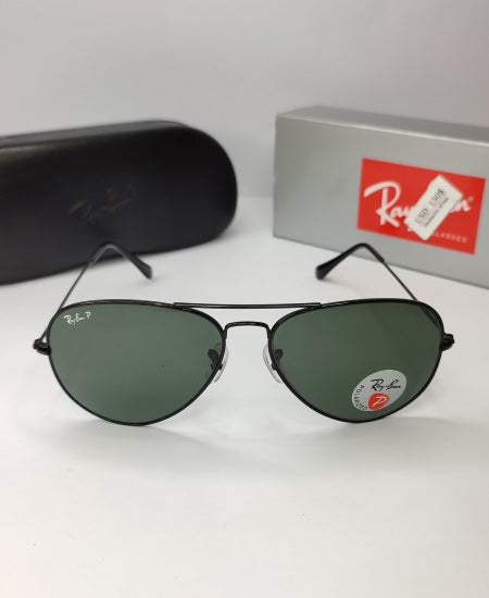 Ray Ban BN12-Aviator Polarized Black Sunglasses