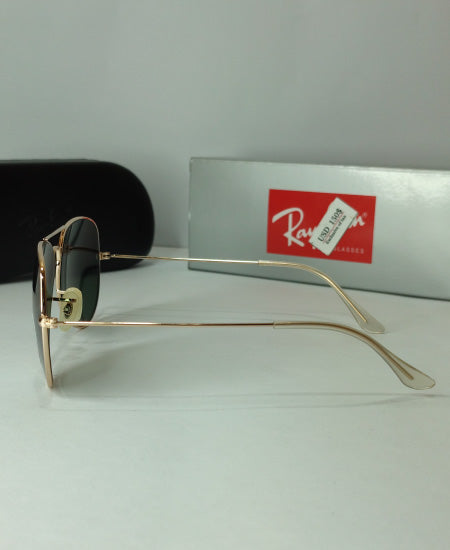 Rayban-Aviator Polarized Golden Green Sunglasses