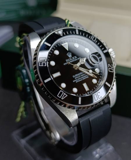 Rolex watch Submariner Rubber Strap Men’s Watch