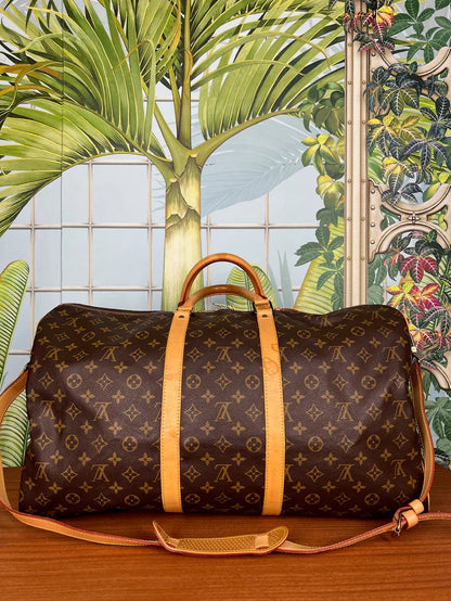 Louis Vuitton Keepall 55 monogram Handbag