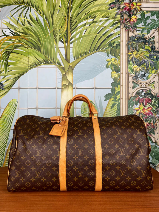 Louis Vuitton Keepall 55 monogram Handbag