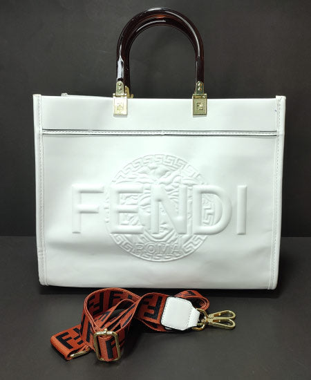FENDI HANDBAGS Ladies Tote Bag White