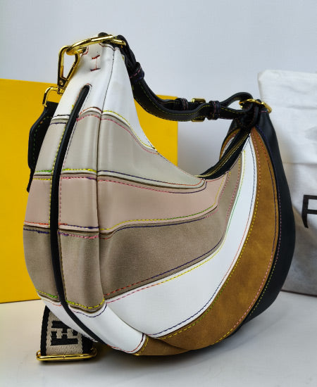 Fendi Grigio Multicolor Handbag Made in Italy Lot Imported