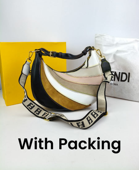 Fendi Grigio Multicolor Handbag Made in Italy Lot Imported