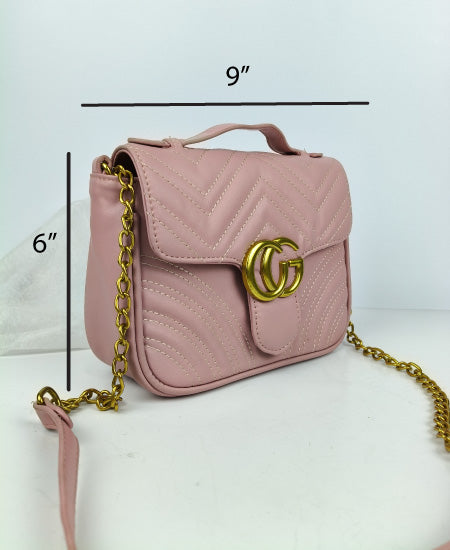 Gucci Handbag Pink Heart made in Italy