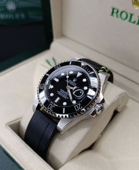 Rolex watch Submariner Rubber Strap Men’s Watch